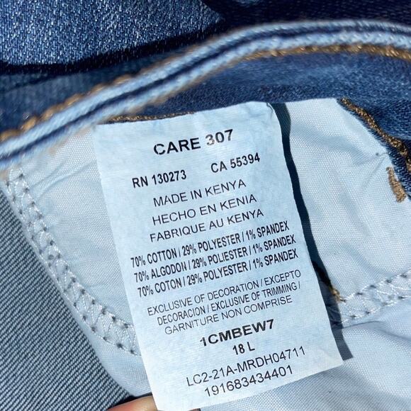 Lee Regular Fit Bootcut Mid Rise Jeans Plus Size 18 Long Western Cowgirl Rodeo - Picture 5 of 5